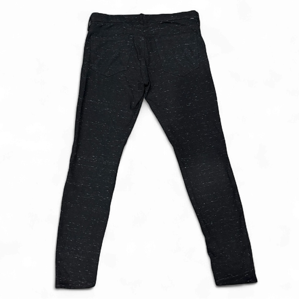 Mother The Looker Skinny Jeans “Sky Pirate” Black Speckled Size 32